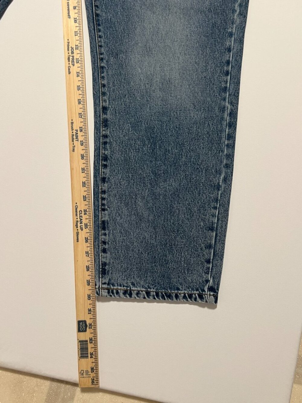 Lazer Jeans *NWT Loose Fit Medium Wash Straight Leg Blue Denim Men's size 36x30 - Picture 4 of 8